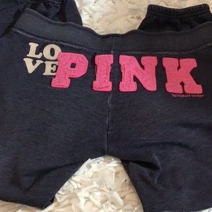 Pink- blue wash colored sweats